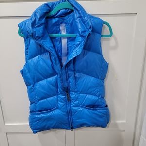 Add Down Puffer Vest with Snap Pockets Size 10